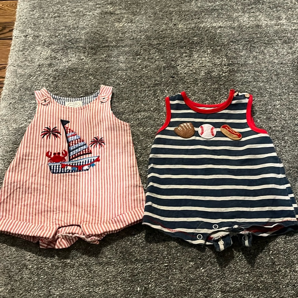 2 summer onesies
